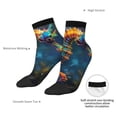 thumbnail image 6 of Naloa Neon Seahorse Underwater Realm Ankle Socks for Women Non Slip Socks No Show Socks Classic Low Cut Casual Socks Casual Socks, 6 of 7