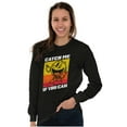 thumbnail image 4 of Retro Catch PACMAN Funny Arcade Game Long Sleeve TShirt Men Women Brisco Brands S, 4 of 6