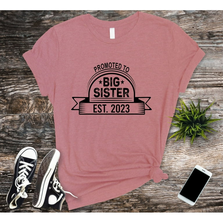 Personalized T-shirt, Big sister Tshirt, Big sis shirt,Big Sister
