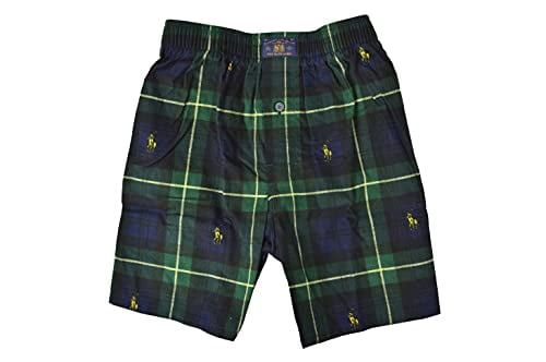 Pajama Shorts 100% Cotton Plaid FL115H 