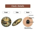thumbnail image 7 of Sunset Fishing Lake Scene Wall Clock 10-Inch Silent Wooden Wall Clock, Battery Operated (AA Batteries Not Included), Artistic Home Decor, 7 of 7