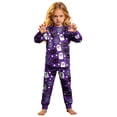 thumbnail image 5 of KPOPLK Halloween Pajamas Kid Girls Clothes Long Sleeve 2Pcs Tee/Pants Pjs Set Toddler Holiday Sleepwear Outfits,Size 6-7 Years, 5 of 9