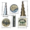 thumbnail image 3 of Xihbxyly Juego de Bandejas Navideñas de Madera, Adornos Decorativos Diy, Madera Natural Ligera, Decoración Navideña Multiusos, Manualidades para Fiestas, Accesorios para Álbumes de Recortes, 1 Juego, 3 of 6