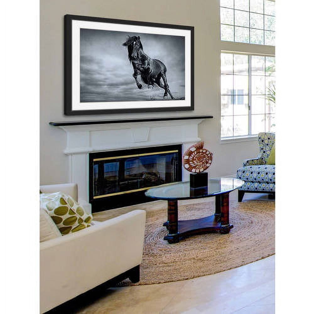 "Blue Baroque" Framed Painting Print