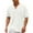 AB793 White, variant on Tisuna Men'S Loose Fit Summer T-Shirt Solid Color Short Sleeve V Neck Tops Comfortable Breathable Male School Work Casual Dailywear Black Size L