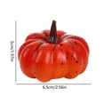 thumbnail image 2 of Halloween Fall Harvest Fake Small Pumpkin Crooked Shape Decoration for Window Display Desktop Ornament Green, 2 of 5