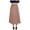 Pink, variant on EDFBUYKRS Female Skirts Pleated Mini Skirt Plaid Womens Solid Pleated Elegant Midi Elastic Waist Maxi Skirt