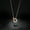 DG4181, variant on Hot Selling Luxury Elegant Crystal Circle Choker Fashion Roman Digital Stainless Steel Pendant Necklaces for Women Jewelry