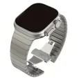 thumbnail image 4 of Correa de acero inoxidable 2025 para Apple Watch Ultra 2 de 49 mm, 9/8/7/6/5/4/3/2/1/SE, para iWatch de 38/40/41/42/44/45 mm, correa de pulsera ajustable, 4 of 5