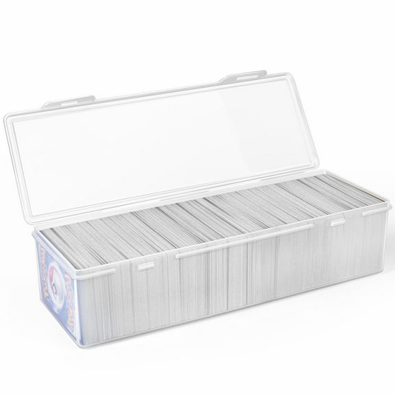 Trianu Plastic Trading Card Storage Box, Gaming Cards Case, Game Card Box Hold up to 600 Count Cards