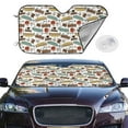 thumbnail image 2 of Balery Art Of Living Print Car Windshield Sun Shade,Windshield Sunshade for Car Pickup Truck SUV Accessories-Medium, 2 of 7