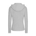 thumbnail image 6 of SYMOID Womens UPF 50+ Lightweight Sun Protection Jacket Hooded Full Zip Long Sleeve Nylon Spandex Stretch Breathable Outdoor Hiking Gray,Size XL, 6 of 7