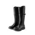 thumbnail image 3 of BURUDANI Girls Knee-High Buckle Riding Boots Fashion Boots for Little & Big Kids, 3 of 6