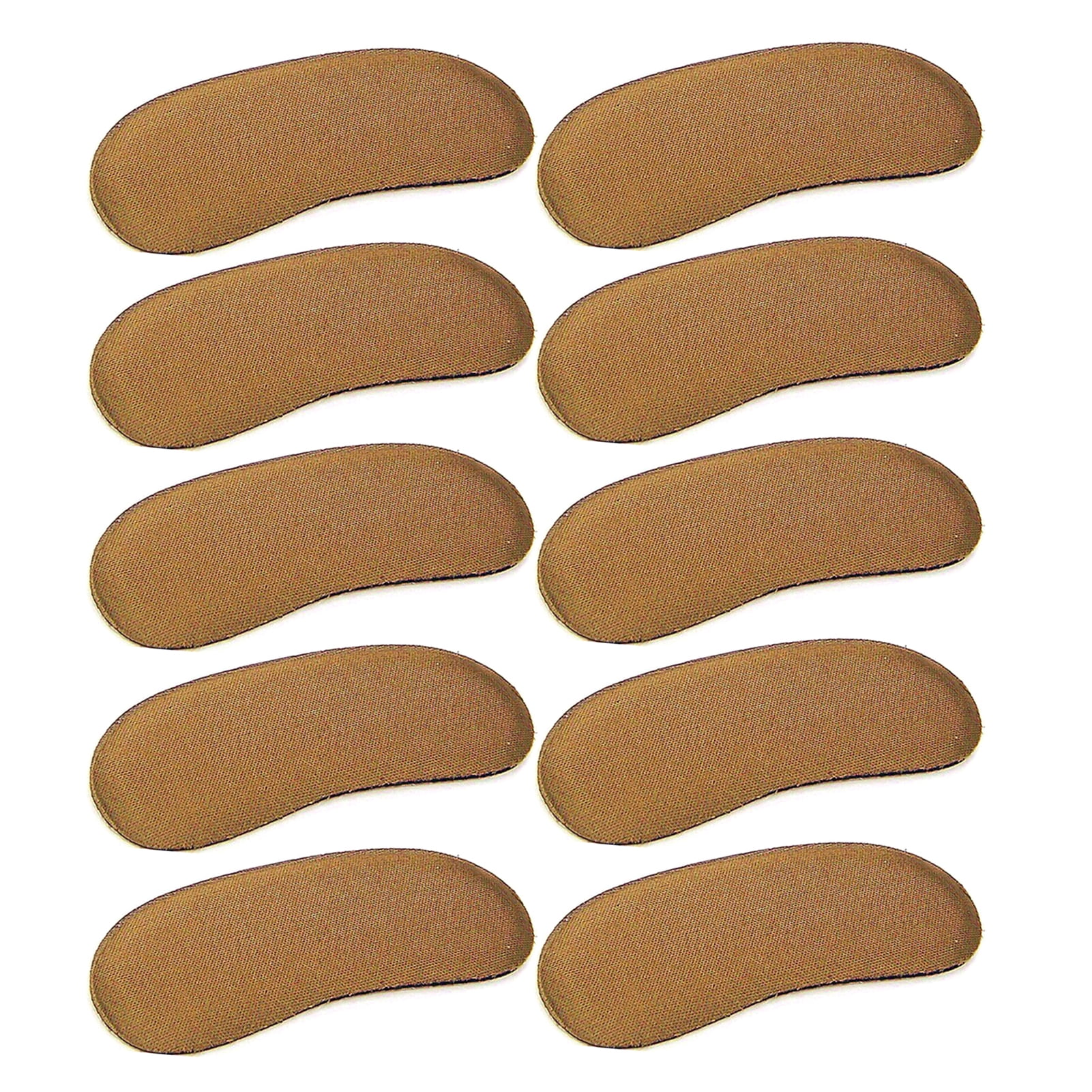 5Pairs New Fabric Sticky Gel Back Heel Grip Liner Shoe Insert Pad Cushion Insole 