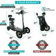 thumbnail image 6 of Comfygo MS-3000 Electric Scooter for Adults, Foldable Scooters for Seniors,4 Wheeler Drive Mobility Scooter with Chair,Scooter Eléctrico para Adultos, 6 of 6