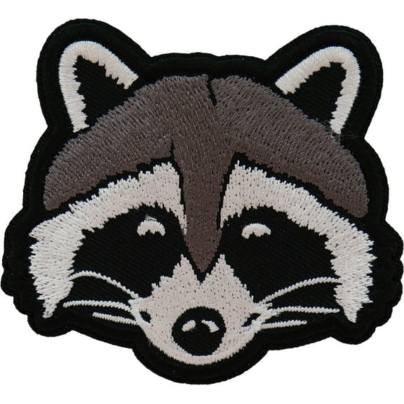 Funny Raccoon Iron on Patch (P7338)
