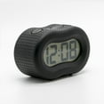 thumbnail image 3 of Timelink Rubber Smartlight Fashion Digital LCD Alarm Clock - Black, 3 of 7