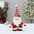 thumbnail image 5 of DefiDgd Christmas Handmade Cute Sitting Santa Claus Doll Ornaments,Knitted Plush Doll Indoor Presents Holiday Party Gift Tabletop Christmas Decorations(A), 5 of 6