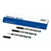 Montblanc 3 Rollerball Small Refills (M) Royal Blue 124505