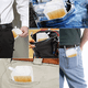 thumbnail image 5 of Juego de seis bolsas de salida de líquido reutilizables - boca oblicua 500 ml - compuesto multicapa (bolsa de bebida * 5 + embudo de silicona * 1) MFZFUKR CPB-DE-WX741-2, 5 of 5