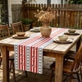 thumbnail image 5 of July 4th Decor Clearance! Patriotic Bow FlagTable Runner - American Star Table Runner for Home - Memorial Day Decorations - Fourth of July Accessories Decor Party Supplies Indoor Outdoor, 5 of 8