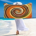 thumbnail image 5 of Sikiie Colorful Swirl Beach Towel for Women Men, Pool Bath Beach Camping Beach Towel Adult Blanket for Travel Swim 27.5"x 55", 5 of 6