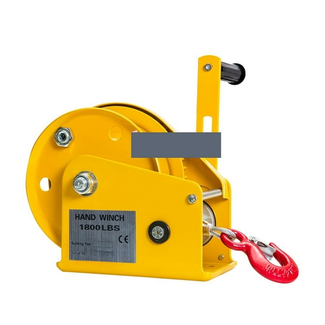 Treuil Manuel, Treuil Manuel à Manivelle Autobloquant Bidirectionnel Portable avec Frein, Capacité de Charge Exceptionnelle