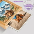 thumbnail image 4 of Welcome Fall Western Cowboy Dachshund Enjoys Majestic Autumn Acrylic Plaque with Wood Photo Frame Box Wiener Dog Lover Gifts Idea Light Box - 01007, 4 of 5