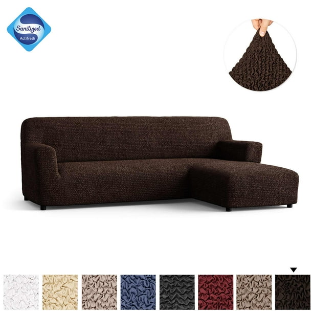Paulato By Ga I Co Sectional L Shape Couch Cover Microfibra Collection Right Chase Dark Brown Com - How To Fit L Shape Sofa Cover Paulato By Ga I Co Sectional L Shape Couch Cover Microfibra Collection Right Chase Dark Brown Com - How To Fit L Shape Sofa Cover
