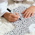 thumbnail image 3 of WOYY Girls Coloring Pajama Sets DIY Doodle Long Sleeve Top Pants Kids Sleepwear, Sizes 2-10, 3 of 6