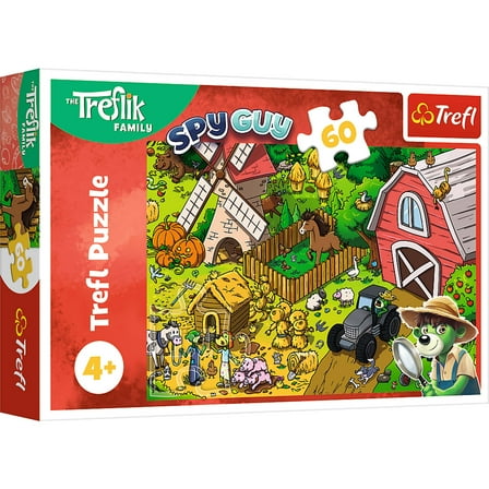 Trefl Kids Treflik Family - Trefliks on the Farm 60 Piece Puzzle