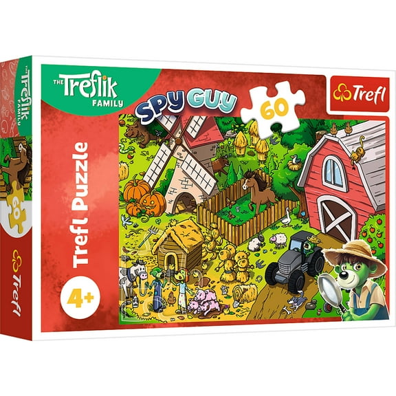 Trefl Kids Treflik Family - Trefliks on the Farm 60 Piece Puzzle