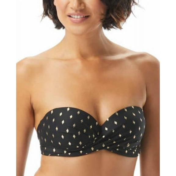 Coco Reef SERENGETI Multi-Way Printed Underwire Bikini Swim Top, US 32D/34D