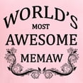 thumbnail image 3 of CafePress - World's Most Awesome Memaw - Women's Nightshirt, 3 of 4