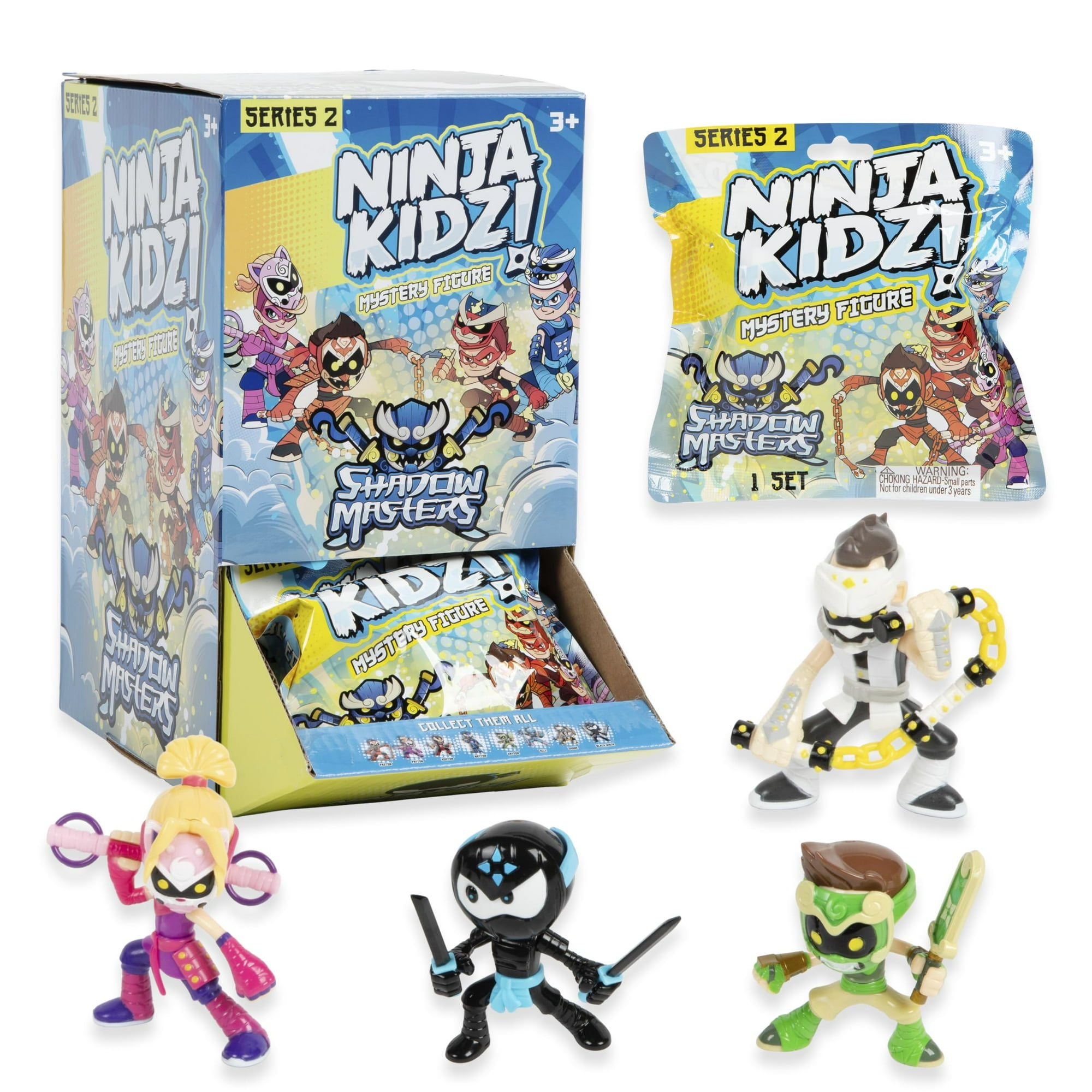 Ninja Kidz Mystery Figures - Series 2, Collectible Mini Figures