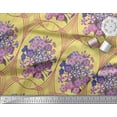 thumbnail image 2 of Soimoi Poly Georgette Fabric Geometric & Flower Artistic Fabric Prints by Yard 42 Inch Wide, 2 of 3