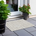 thumbnail image 6 of Addison Rugs Chantille Indoor/Outdoor Transitional Geometric Beige Washable Rectangle Rug, 1'8" x 2'6", 6 of 6