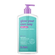 Pack of 4 B Tan Glow Your Own Way Daily Glow Self Tan Gel - Golden Glow - 20 oz - Package may vary