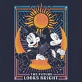 thumbnail image 2 of Toddler's Mickey & Friends The Future Looks Bright Couple Tarot Card Graphic Tee Navy Blue 2T, 2 of 3