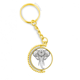 thumbnail image 1 of Dientes largos Elephant Animal Portrait sketch Anillo de oro de metal llavero llavero, 1 of 3