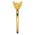 thumbnail image 3 of 1.5 ct Princess Cut Natural Citrine Solitaire Engagement Ring for Women in 18K Yellow Gold, 3 of 5
