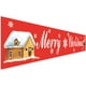 thumbnail image 2 of Kearding Navidad Banner Hotel Comedor Bar Valla Porche Terraza Balcón Bandera Festival de Navidad Vacaciones Año Nuevo Decoración Ornamento Kits de decoración para fiestas 296*48cmM10 Kearding HA068108-08B, 2 of 6