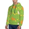 thumbnail image 3 of Wukai Funny Chicken Print Men Hoodies Fleece Sweatshirts Long Sleeve Sweaters Pullover Fall Outfits Winter Clothes-Medium, 3 of 7