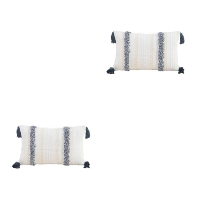 Wosthever Almohada multifuncional para reposacabezas para leer o ver la televisión Almohada de baño asequible fácil de limpiar para el hogar CR-631 45*45cm 2Conjunto