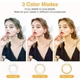 thumbnail image 3 of Clip on Ring Light, Kimwood Rechargeable 60 LED Selfie Ring Light for Phone, Laptop, Tablet (3 Models, 5 Level Brightness), 3 of 5