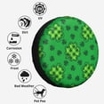 thumbnail image 6 of Kdxio St Patrick's Day5 for Tire Cover Wheel Protectors Tyre Covers Weatherproof Wheel Covers Universal Fit for Trailer Rv SUV Truck Camper Travel Trailers 17 inch, 6 of 8