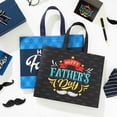 thumbnail image 7 of Fathers Day Gift Bag with Tissue Paper,2 Pack Large Father's Day Bag Bulk,Reusable Gift Bag with Handles -Father's Day Gifts for Dad,Grandpa,New Dad,,Grandfather Fathers,Uncle (Black,Blue), 7 of 7