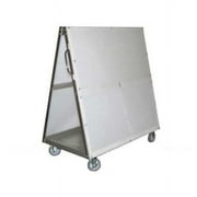Triton Products® DuraBoard 48"L x 51-1/2"H x 29-3/4"W Aluminum Frame Tool Cart with Tray