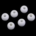 thumbnail image 4 of Abalorios de cerámica sueltos de esmalte redondo blanco para joyas, 100 piezas, 0.315 in 100 piezas de 8 mm Zulema Granos sueltos de cerámica de porcelana, 4 of 8