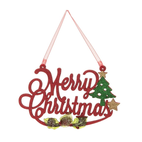 Merry Christmas Cut Out Mdf   Acrylic Holiday Christmas Tree Ornament